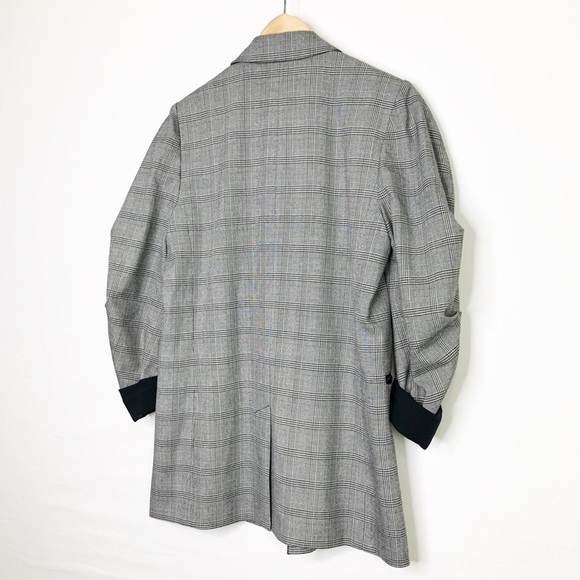 Joie Plaid academia, double breasted blazer - Picture 10 of 11